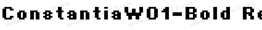 ConstantiaW01-Bold Regular字体转换